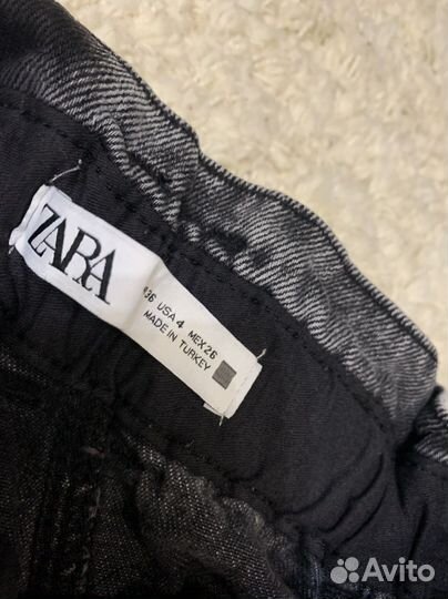 Джинсы zara mom