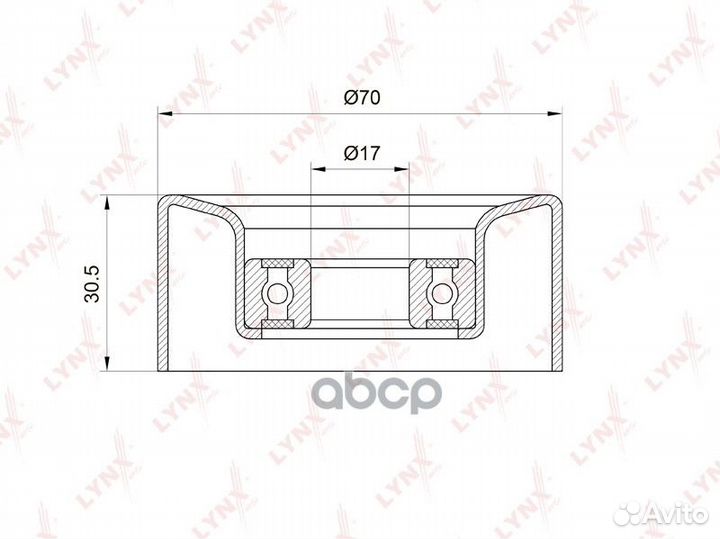 PB-5003 ролик натяжителя Honda Accord/CR-V 2.0