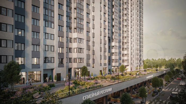 2-к. квартира, 61,6 м², 7/25 эт.