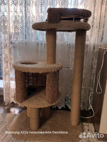 Когтеточка домик для кошки бу
