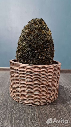 Корзина ручной работы с толстым дном