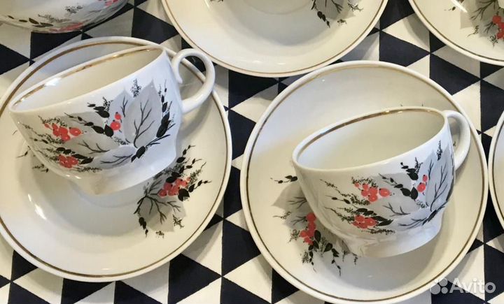 Набор чайный Фарфорового завода 