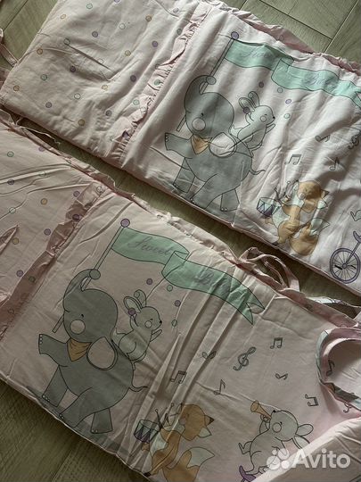 Комплект постельного белья в детскую кроватку
