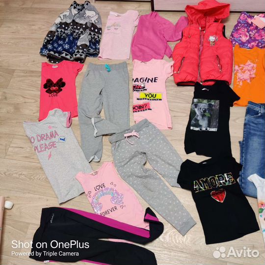 Одежда для девочки пакетом 132-140