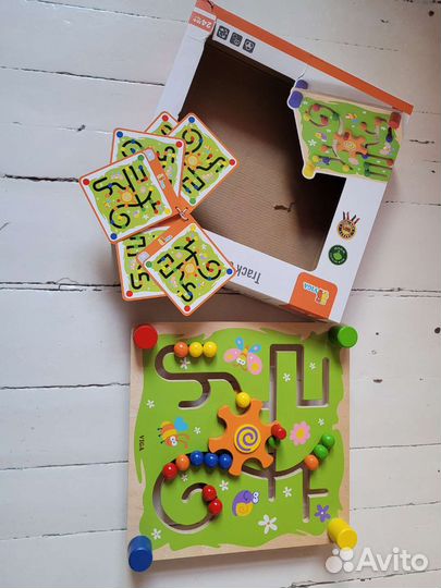 Развиваюшая игрушка Viga: Лабиринт-трэк с шариками