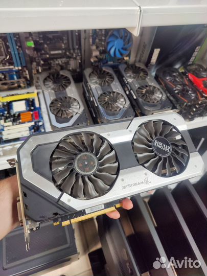 Видеокарта gtx 1070 super Jetstream Palit