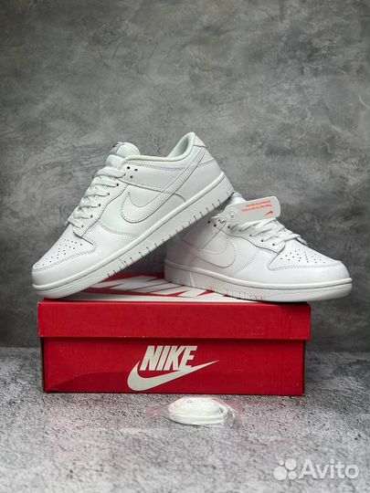 Кроссовки Nike Sb Dunk белые арт:238