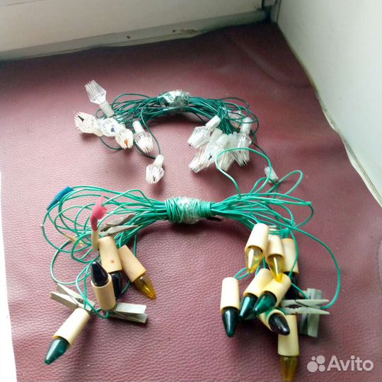 Ёлочные герлянды СССР