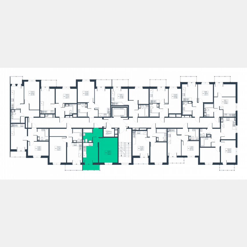 1-к. квартира, 36 м², 7/8 эт.