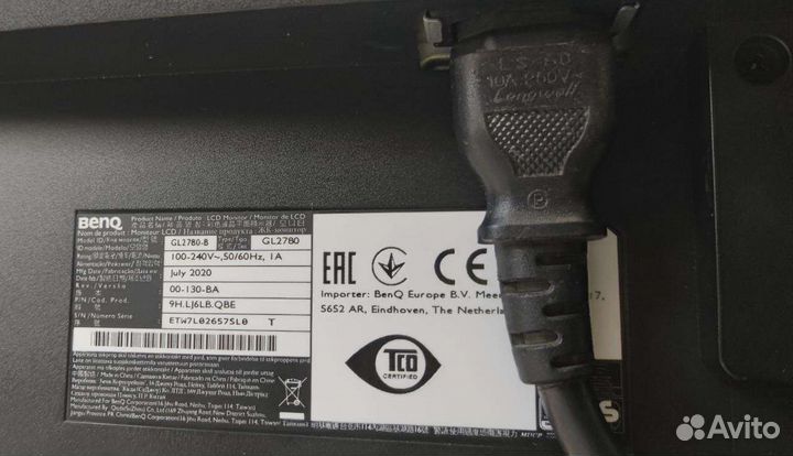 Монитор Benq 27 дюймов