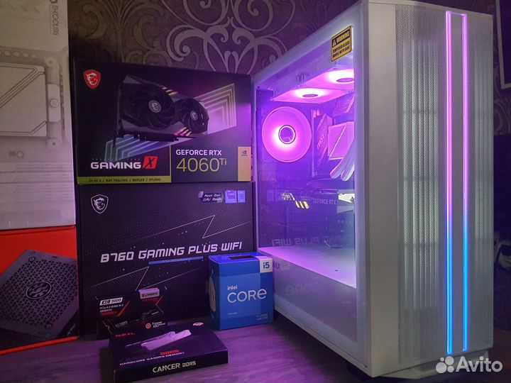 Игровой MSI Gaming X RTX4060Ti 16GB +Core i5 13500