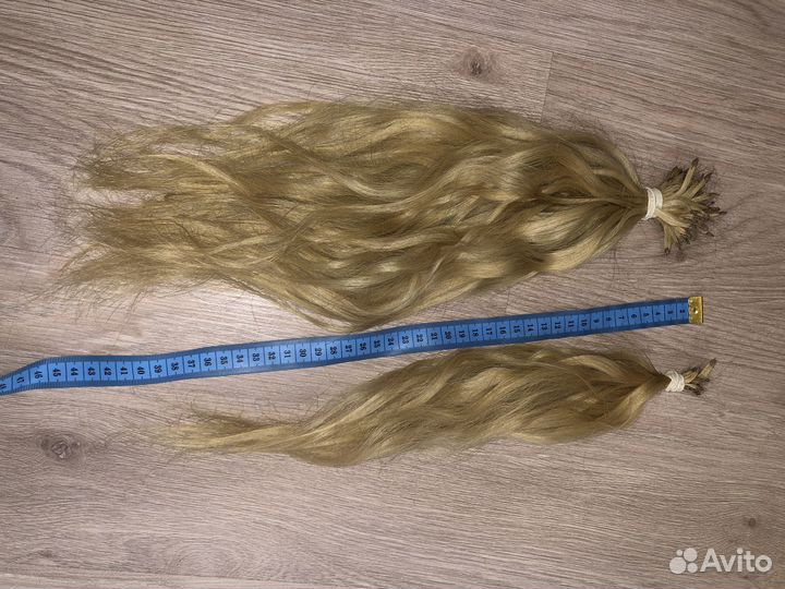 Волосы для наращивания блонд бу