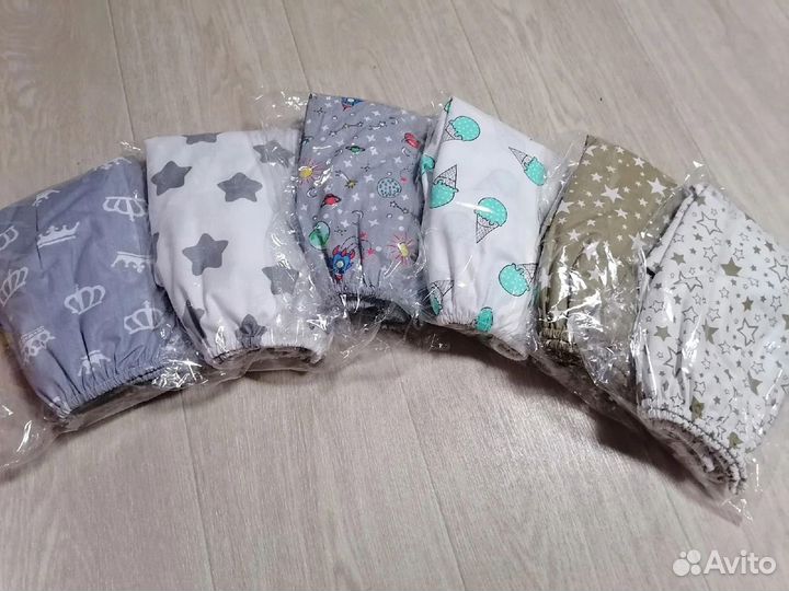 Простыни на резинке 60*120 (в ассортименте)