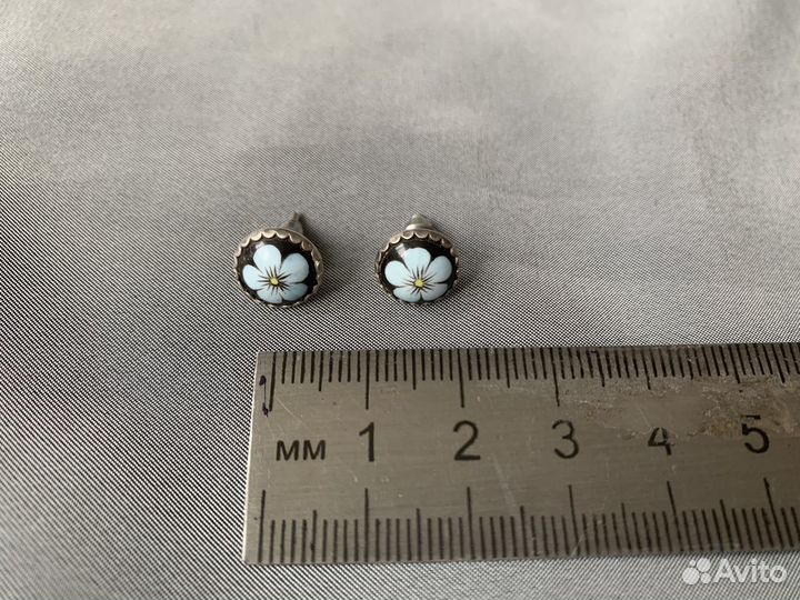 Серьги- пусеты, кафы