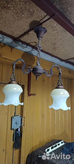 Люстра потолочная подвесная бу