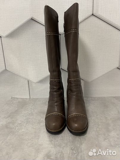 Сапоги женские зимние натуральная кожа