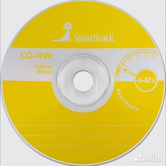 Перезаписываемый диск CD-RW, 700Mb