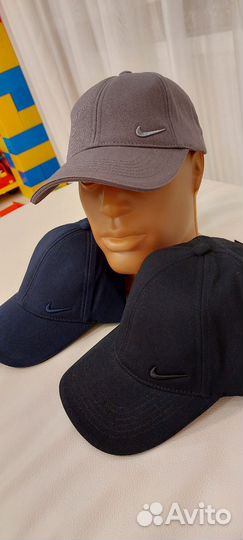 Мужская бейсболка Nike оригинал с тёмной вышивкой