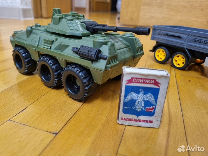 Игрушки набор из 7 штук, машинки, танки, пистолет