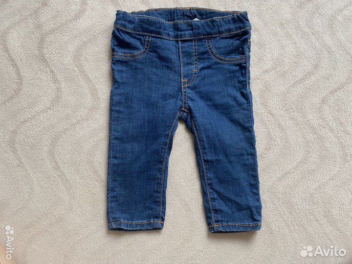 Джегинсы для девочки, мальчика 68, 74 пакетом