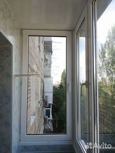 Отделка пластиком помещений,балконов,настил линол