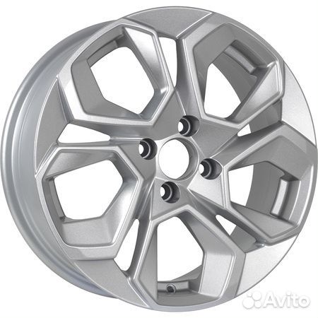 KDW KD1620 : 6.5x16 5*108 Et:45 Dia:63.3 Silver Painted