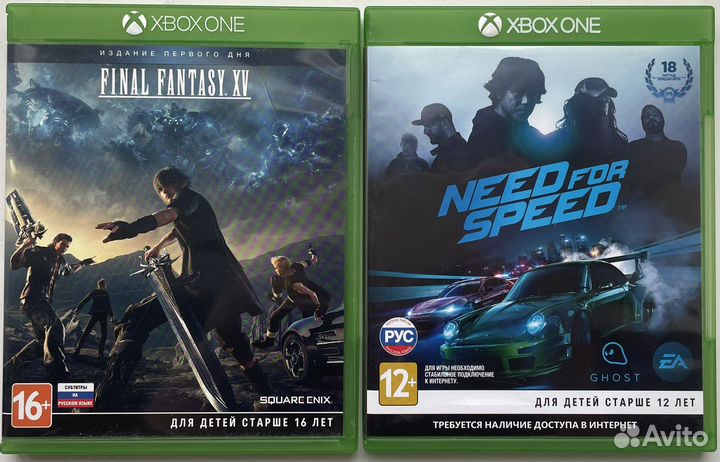 Игры на Xbox One диски