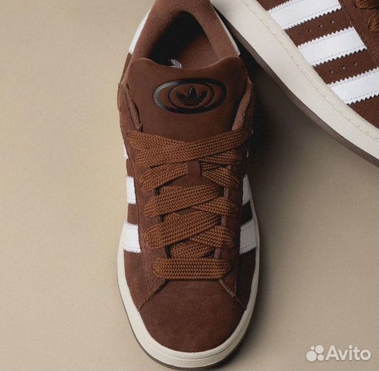 Adidas campus 00s коричневые