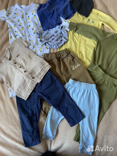 Вещи пакетом 80 86 на мальчика. Статус в доставке