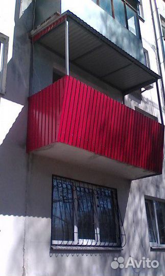 Балконы, сварка балконов, отделка и т. д