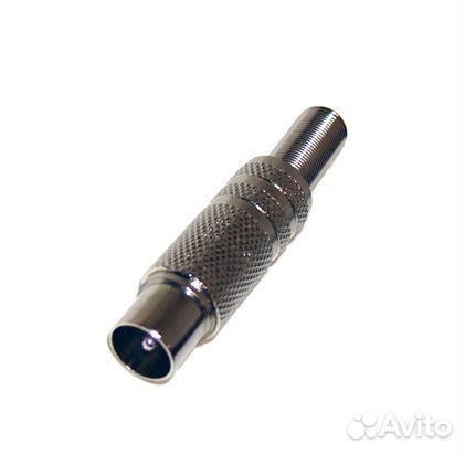 Штекер антенный под винт (металл)
