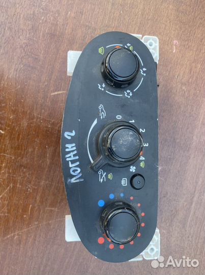 Блок упраления отопителем Renault Logan 2