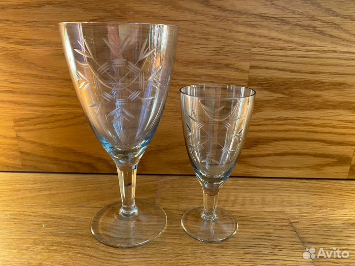 Фужеры и рюмки СССР набор