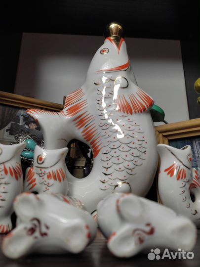 Штофы и графины с рюмками СССР