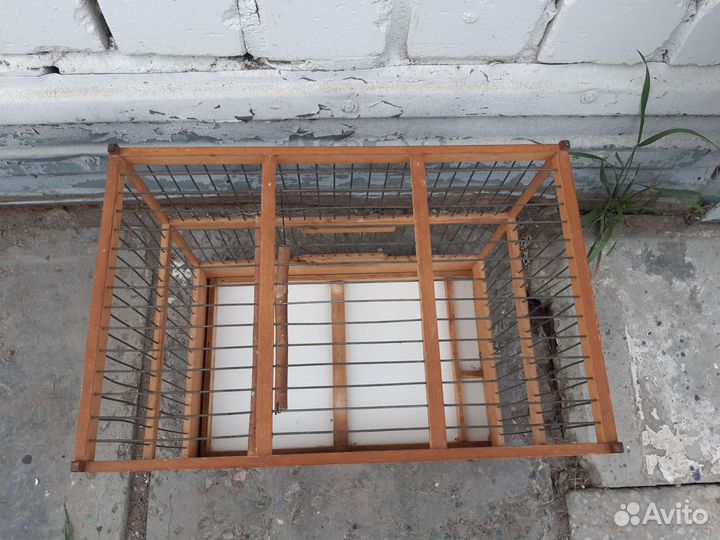 Клетка деревянная