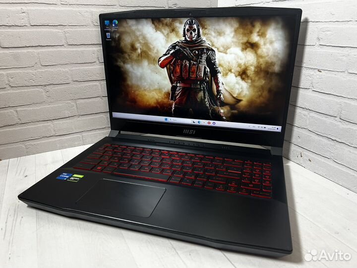 Игровой MSI Core i5-11400H/16GB/144ггц/GTX/SSD