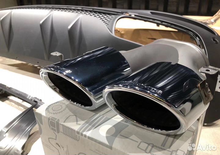 Оригинал дифузор Mercedes GLE w167 Amg 5.3