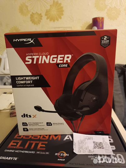 Игровые наушники hyperx cloud stinger core