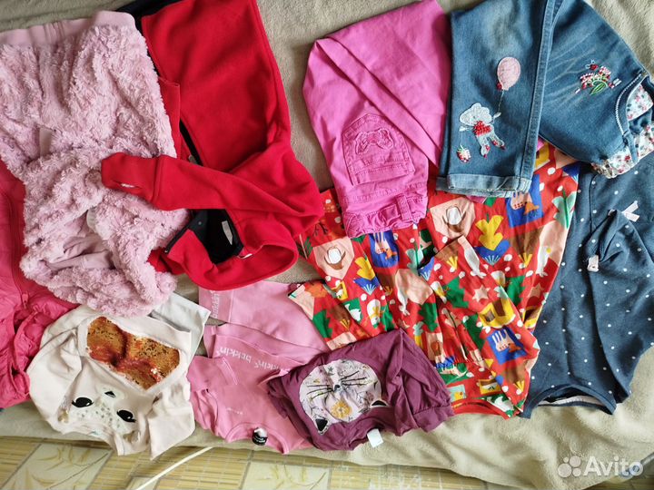 Детские вещи пакетом на девочку 98 104