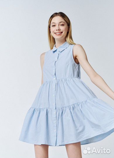 Платье ярусное летнее