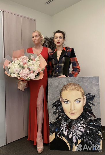 Портрет на холсте по фото Картина маслом на заказ