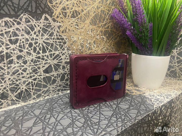 Зажимы для денег из натуральной кожи.Ручная работа