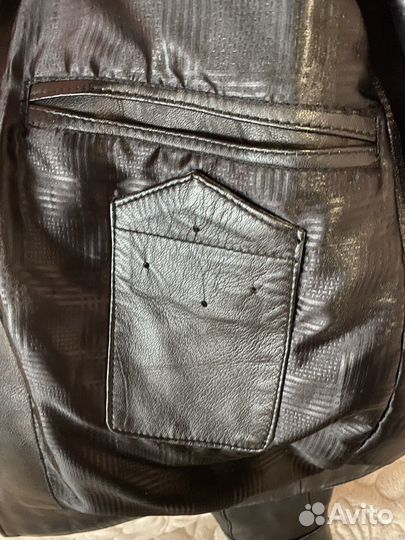 Кожаная куртка мужская