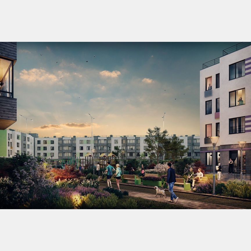 2-к. квартира, 54,1 м², 1/4 эт.