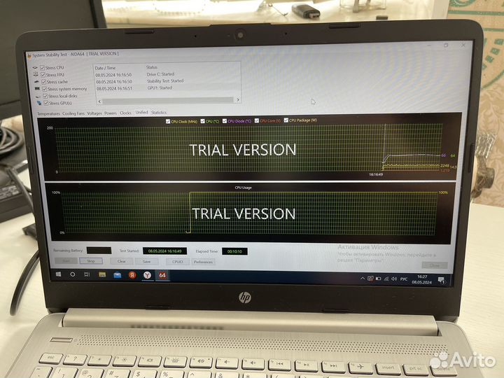 Нутбук HP Laptop 14s ryzen 5 5500u