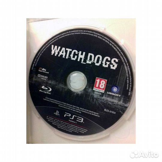 Диск Watch Dogs ps3