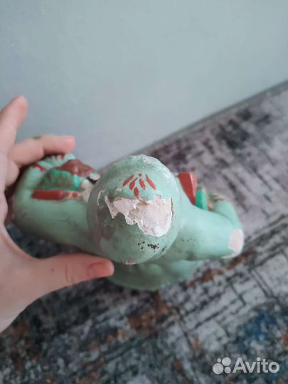Дед мороз СССР из папье-маше 40-50гг