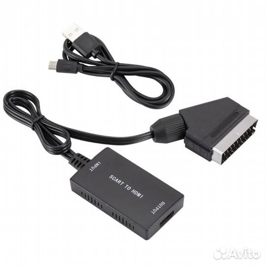 Переходник-конвертер Scart-hdmi 1080P