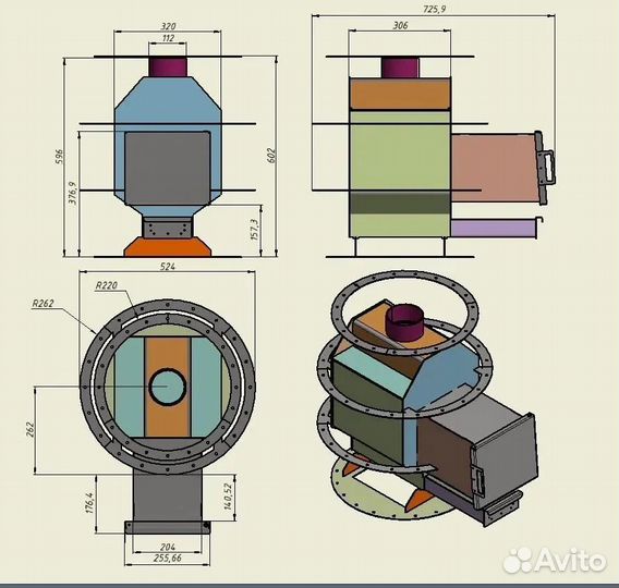 Печь для бани на дровах