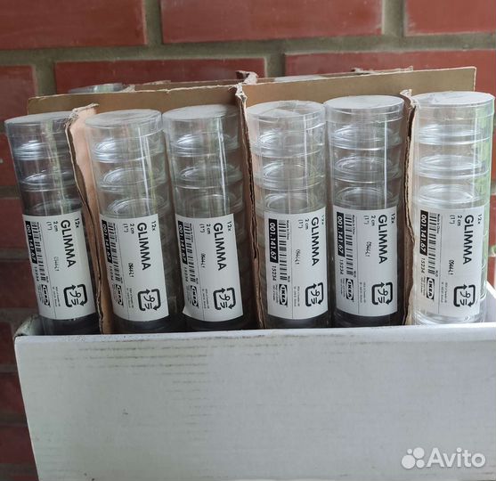 Комплект 12 шт подсвечников под греющую свечу IKEA